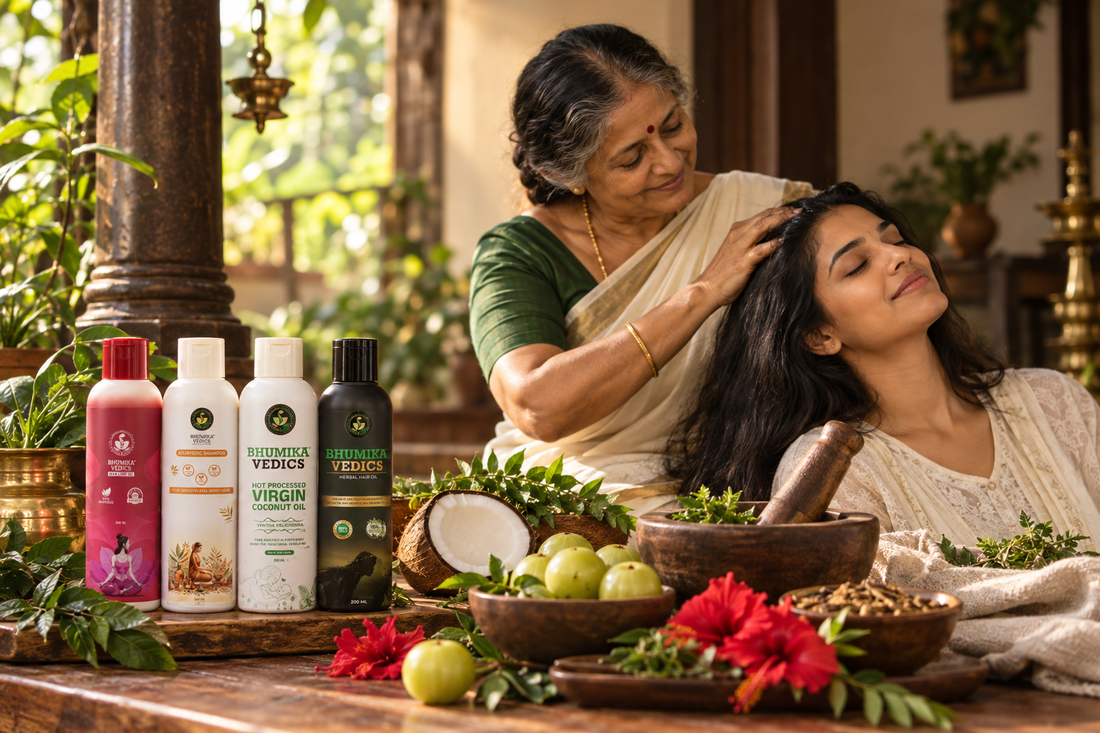 From Amma's Recipe to Bhumika Vedics: How Tradition Inspired Herbal Hair Care
