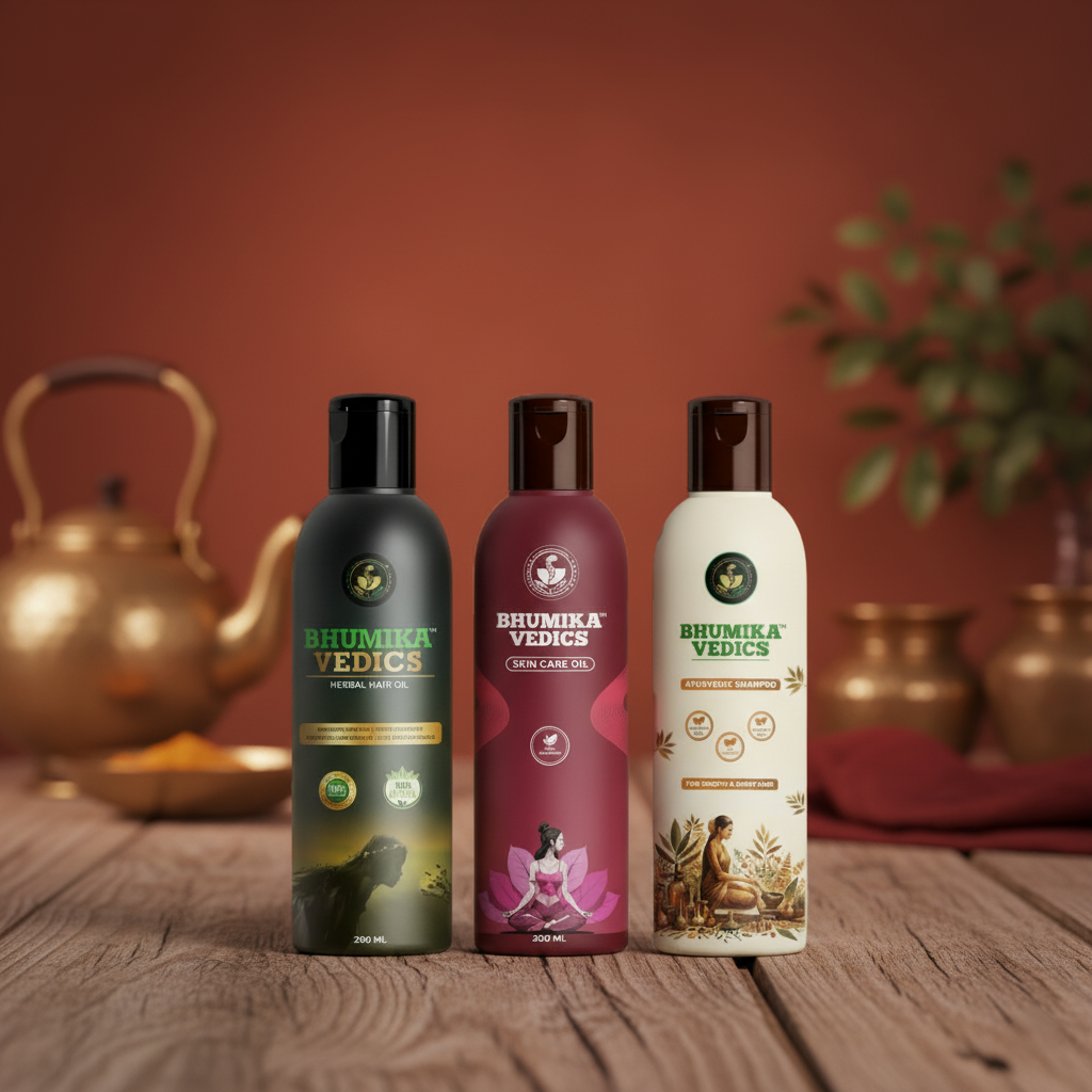 Hair oil + Shampoo + Skin care oil combo