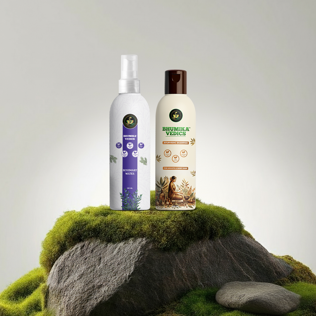 Rosemary Water 200 ml + Ayurvedic Shampoo 200ml