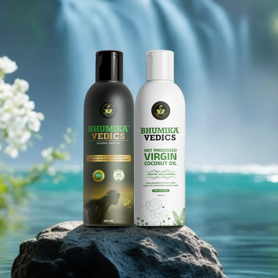 Herbal Hair Oil & Virgin Coconut Oil Combo
