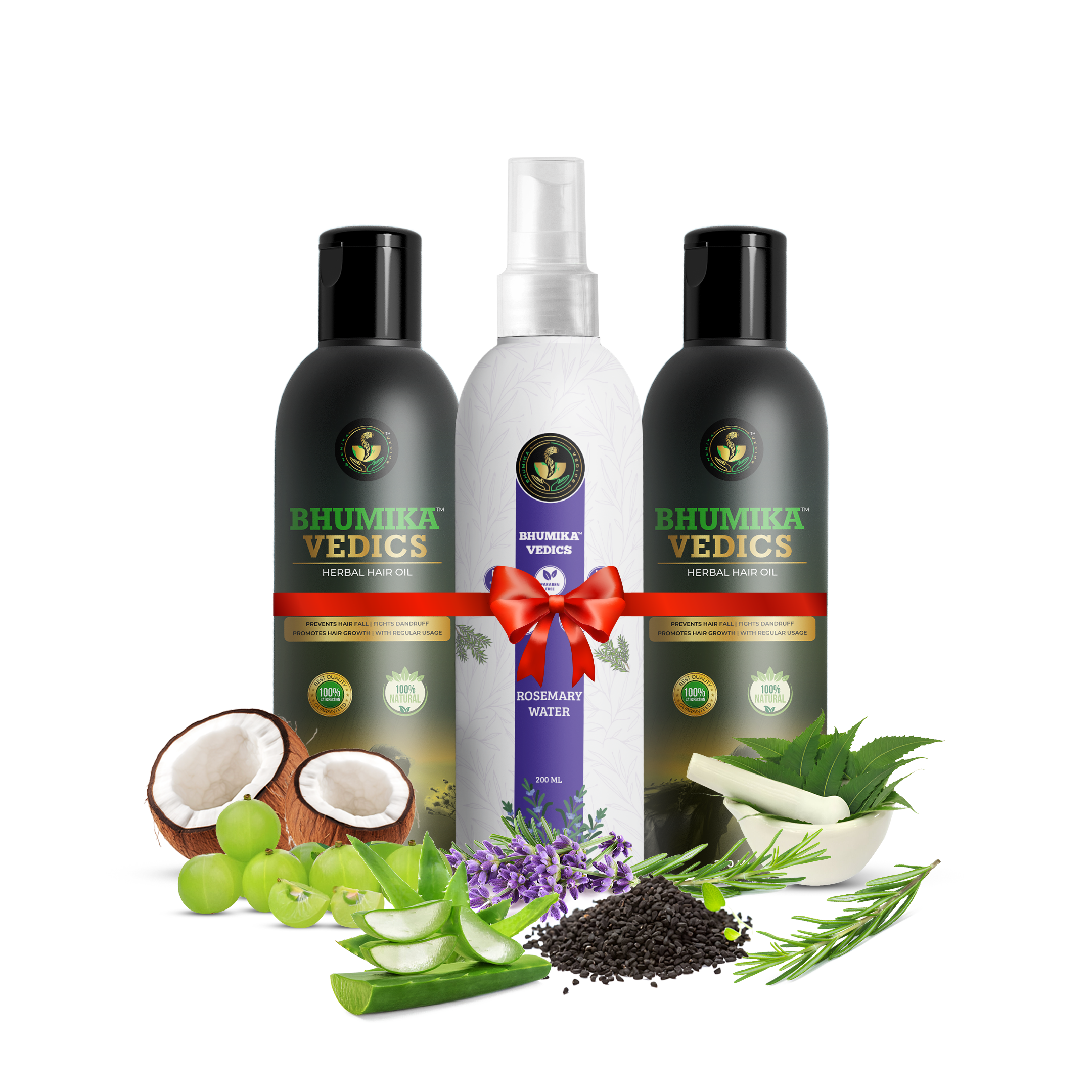 COMBO OFFER – 400 ml Hair Oil & 200 ml Rosemary Water