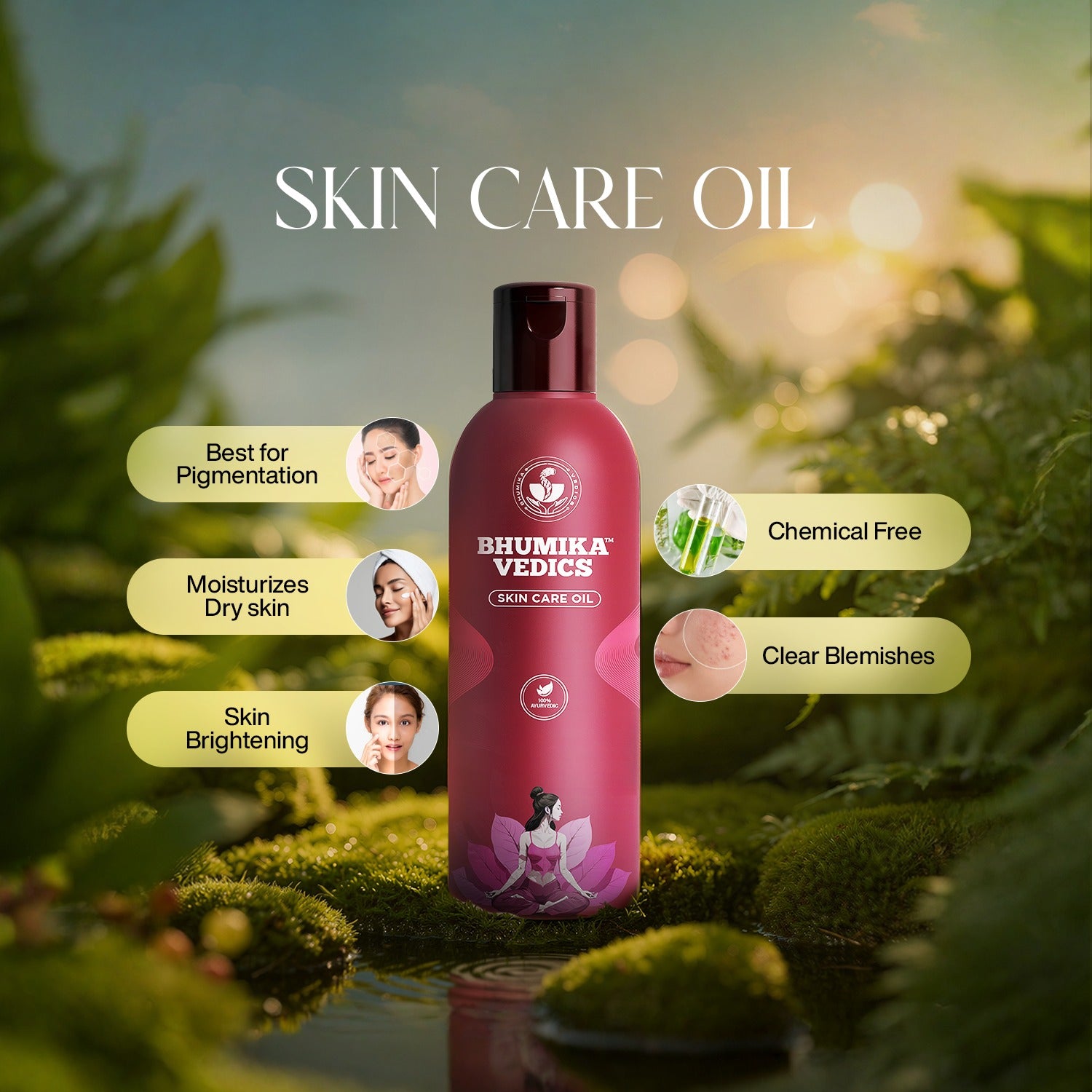 Best Herbal & Natural Skin Care Oil for Glowing Skin