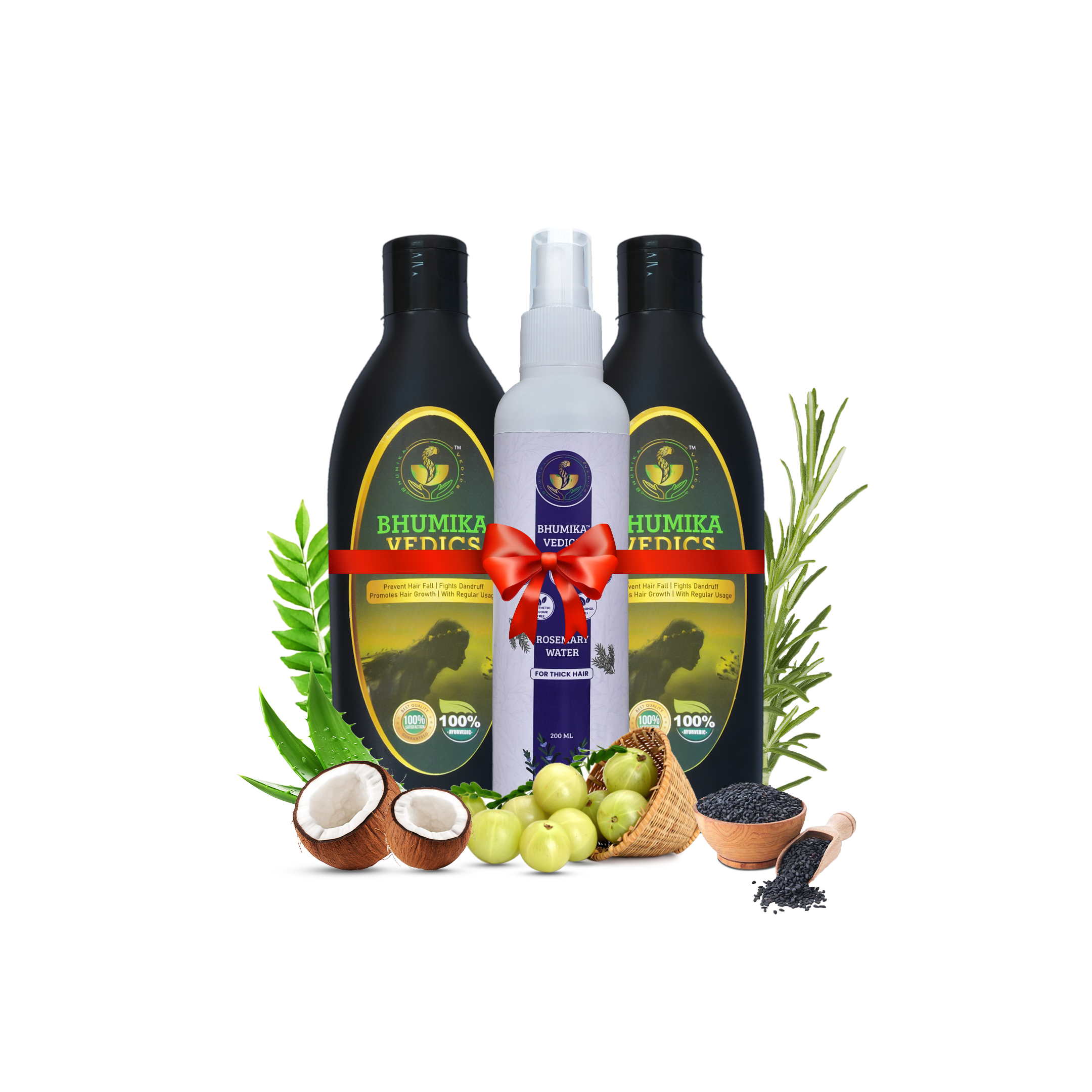 COMBO OFFER – 400 ml Hair Oil & 200 ml Rosemary Water